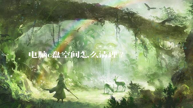 电脑c盘空间怎么清理?