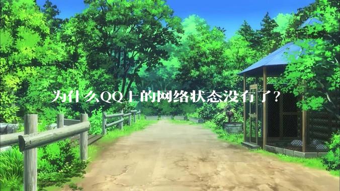 为什么QQ上的网络状态没有了？