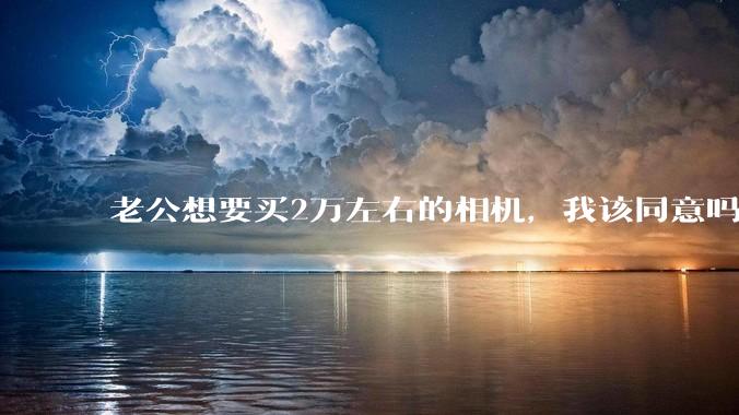 老公想要买2万左右的相机，我该同意吗？