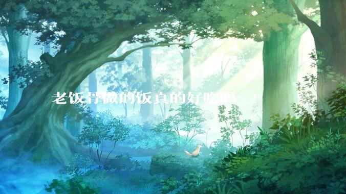 老饭骨做的饭真的好吃吗 ?